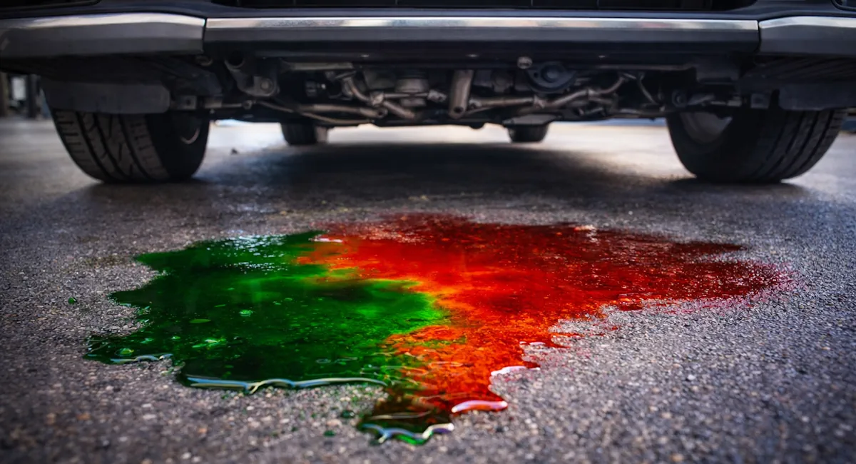 coolant leak in car